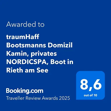 Traumhaff Bootsmanns Domizil Kamin, Privates Nordicspa, Boot In Rieth Am